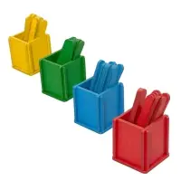 Игра развивающая деревянная "Палочки в стаканчиках" 04565