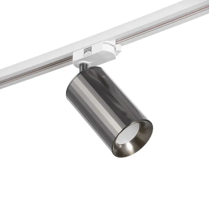 Светильник трековый BayerLux Simple &laquo;Алисер&raquo; GU10, 220 В, 7.5&times;7.5&times;20 см, чёрный хром