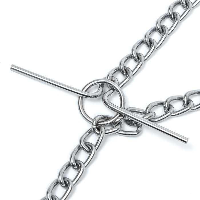 Цепь для привязи собак мелкокалиберная, 1,8 м, толщина проволки 3,5 мм Цепь для привязи собак мелкокалиберная, 1,8 м, толщина проволки 3,5 мм