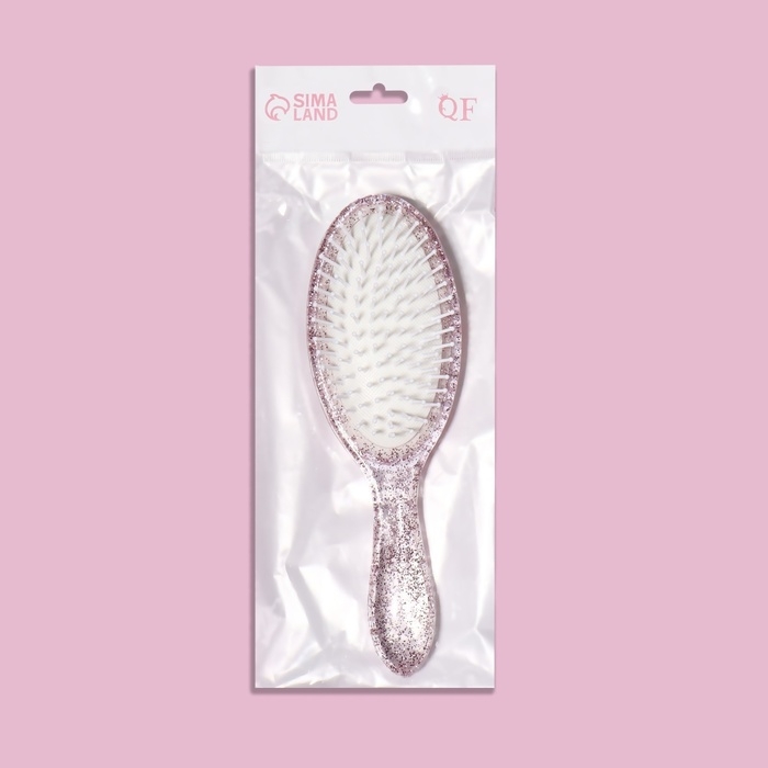 Расчёска массажная, 6,5 × 21,5 см, цвет МИКС Расчёска массажная, 6,5 × 21,5 см, цвет МИКС