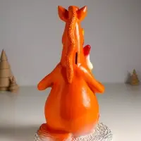 Копилка "Конь с елочкой" 30,5х18х19,5 см, цветной, гипс Копилка "Конь с елочкой" 30,5х18х19,5 см, цветной, гипс