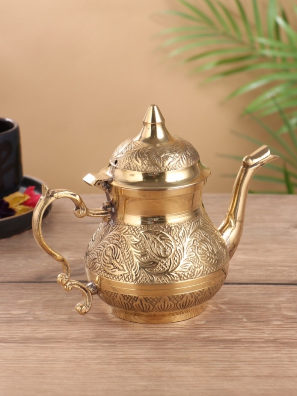 Чайник Чайник "Листья" латунь, 400 мл