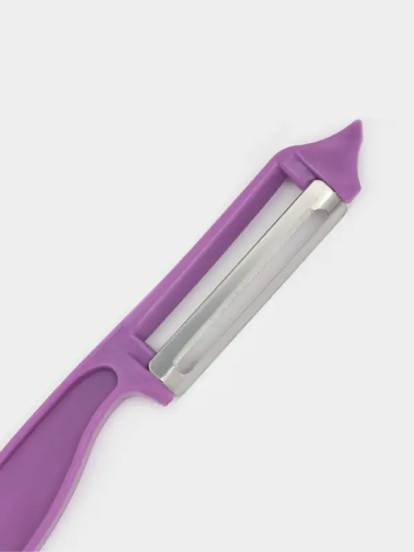 Овощечистка Доляна &laquo;Волна&raquo;, 14 см, фиолетовая