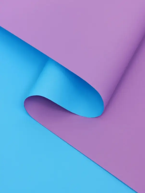 Пленка матовая для цветов и букетов, пурпурный, голубой, 0.58&times;10 м