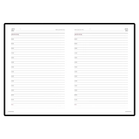 Ежедневник недатированный А6+ 112 х 155 мм Velvet черный 272 стр. 3-495/04