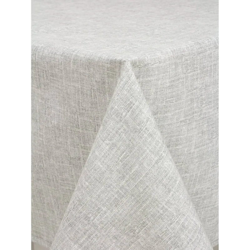 Скатерть 145х180см, рогожка, 160г/м2, Рант серый