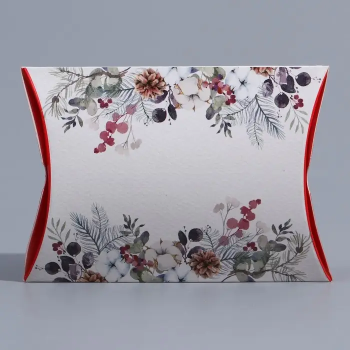 Коробка новогодняя складная фигурная «Акварель», 11 х 8 х 2 см, Новый год