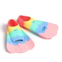 Ласты для плавания ONLYTOP, р. 30-32, цвет радужный