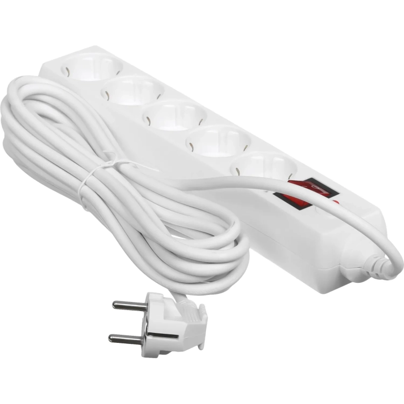 Сетевой фильтр Buro 500SH-5-W 5м (5 розеток) белый