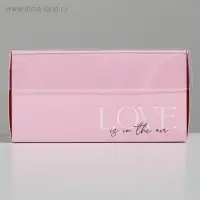 Коробка под бенто-торт с PVC крышкой, кондитерская упаковка «Love», 12 х 6 х 11,5 см