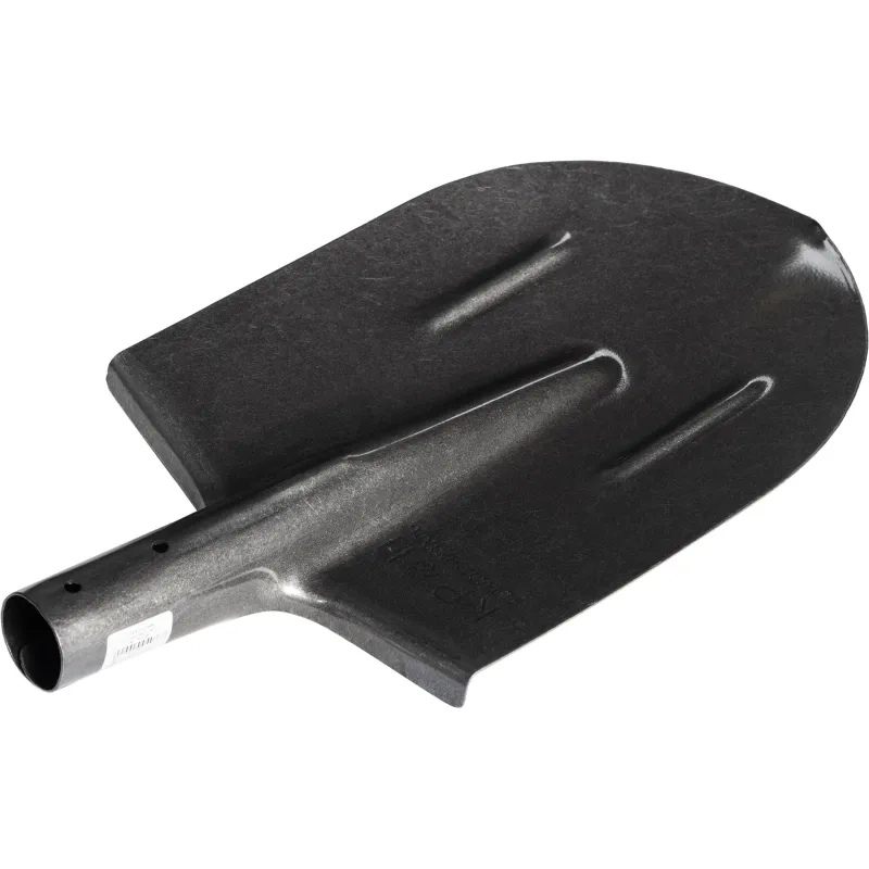 Лопата штык РусТрейд рельс сталь с рёбр жёст 28x24см без черенка (си-00015)