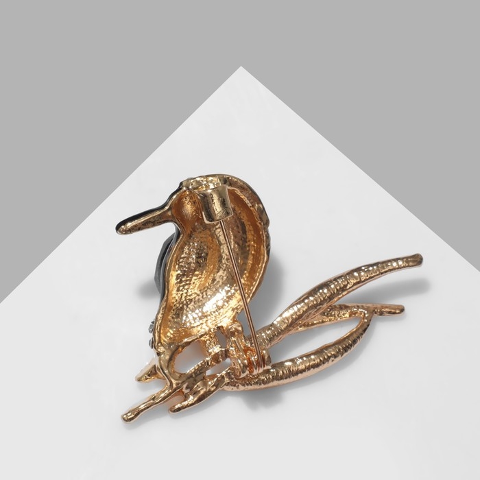 Брошь «Птица» Лори, цветная в золоте Брошь «Птица» Лори, цветная в золоте