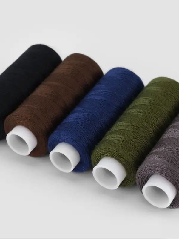 Нитки &laquo;Тёмный лес&raquo;, 40/2, 200 м, набор 5 шт., разноцветные