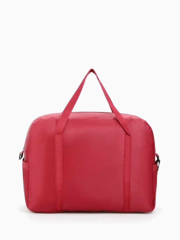 Сумка дорожная на молнии, бордовая