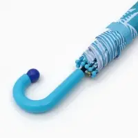 Зонт - трость детский &laquo;Зебра&raquo;, полуавтоматический, R=43/50 см, бирюзовый