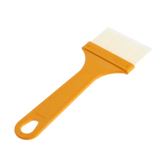 Кисть плоская ЛОМ промо, искусственная щетина, пластиковая рукоятка, 60 мм