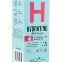 Увлажняющая сыворотка для лица Sadoer с гиалуроновой кислотой, экстракт шиповника, 30 мл