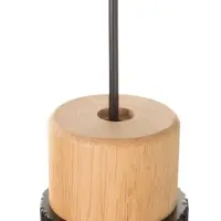 Светильник &laquo;Крит&raquo; 1&times;40 Вт Е27 черный/коричневый 16&times;16&times;40.5(140)см