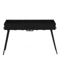 Мангал с ножками FIREGRILL, 114.7&times;37.5&times;72.3 см, 2 мм, длина жаровни 105 см