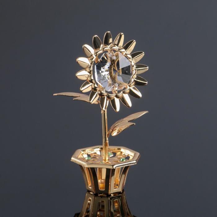 Сувенир «Цветочек Сувенир «Цветочек", с кристаллами