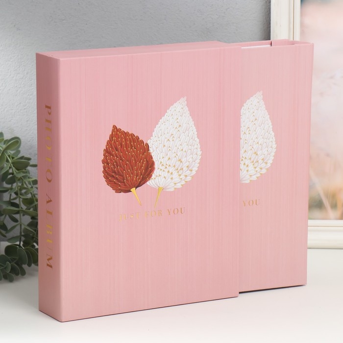 Фотоальбом на 200 фото 10х15 см Фотоальбом на 200 фото 10х15 см "Бутоны" МИКС 26х20,5х5,6 см