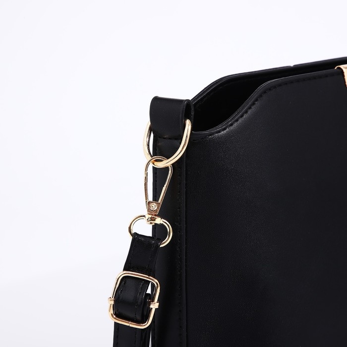 Сумка кросс-боди на молнии, цвет чёрный Сумка кросс-боди на молнии, цвет чёрный