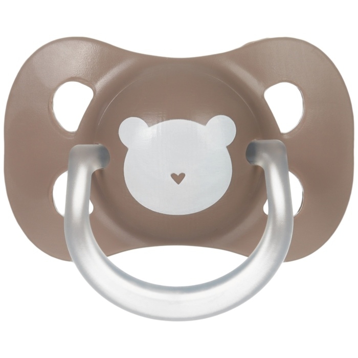 Соска - пустышка латексная классическая «Мишка», от 0 мес., цвет коричнеый Соска - пустышка латексная классическая «Мишка», от 0 мес., цвет коричнеый