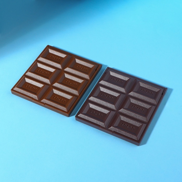 Зеркало складное «Шоколадное чудо», 7,5 × 8,5 см, цвет МИКС Зеркало складное «Шоколадное чудо», 7,5 × 8,5 см, цвет МИКС