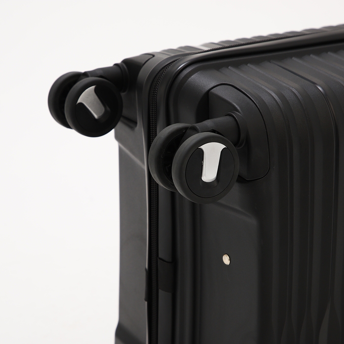 Чемодан большой 100 л (L), отдел на молнии, кодовый замок, 4 колеса, цвет тёмно-серый Чемодан большой 100 л (L), отдел на молнии, кодовый замок, 4 колеса, цвет тёмно-серый