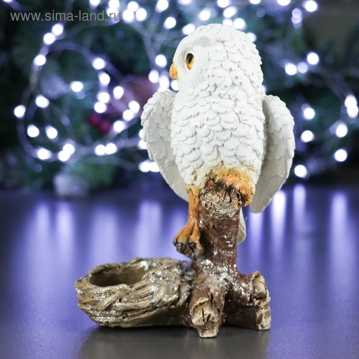 Фигура-подсвечник Фигура-подсвечник "Сова" 9х9х15см