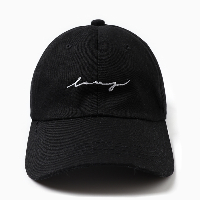 Бейсболка мужская с надписями MINAKU цвет чёрный, р-р 58 Бейсболка мужская с надписями MINAKU цвет чёрный, р-р 58
