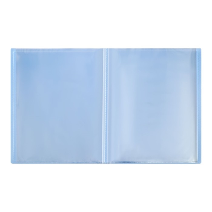 Папка 20 вкладышей, А4, 700 мкм, Calligrata TOP Breeze, с тиснением, небесный Папка 20 вкладышей, А4, 700 мкм, Calligrata TOP Breeze, с тиснением, небесный