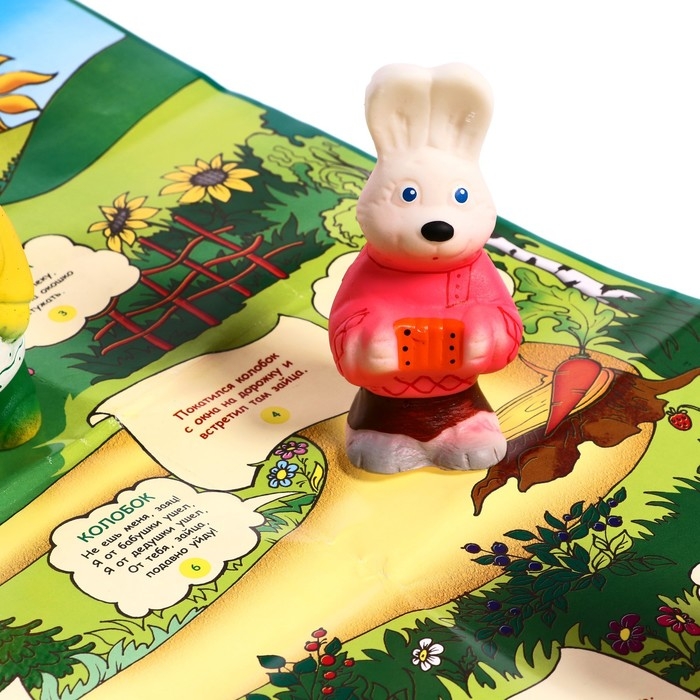 Набор резиновых игрушек «Колобок», 7 шт. Набор резиновых игрушек «Колобок», 7 шт.