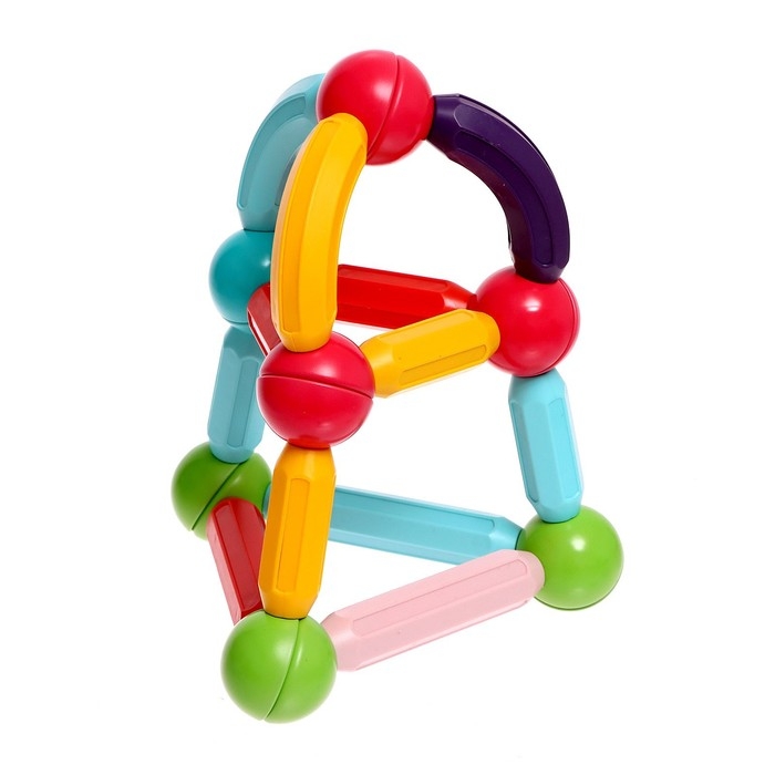 Конструктор магнитный «Малыш», 26 деталей Конструктор магнитный «Малыш», 26 деталей