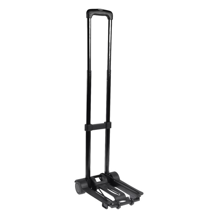 Складная тележка для покупок и багажа, до 30 кг, 250 × 330 × 445(960) мм, пластик/алюминий