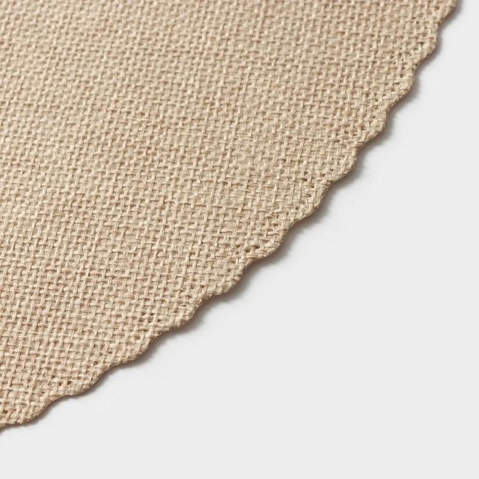 Салфетки сервировочные на стол Доляна Coffee, 4 шт, d=37 см, цвет бежевый Салфетки сервировочные на стол Доляна Coffee, 4 шт, d=37 см, цвет бежевый