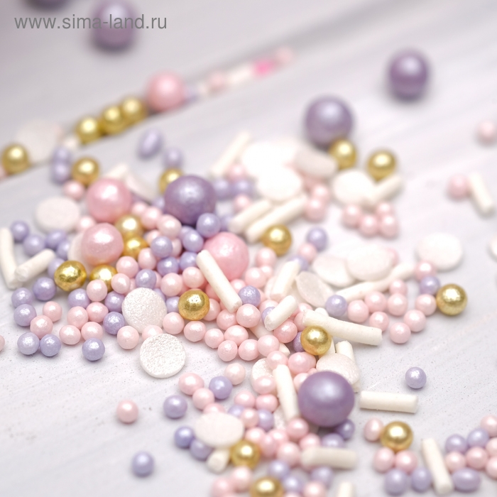 Посыпка кондитерская MIXIE «Влюблённая фиалка», 50 г Посыпка кондитерская MIXIE «Влюблённая фиалка», 50 г