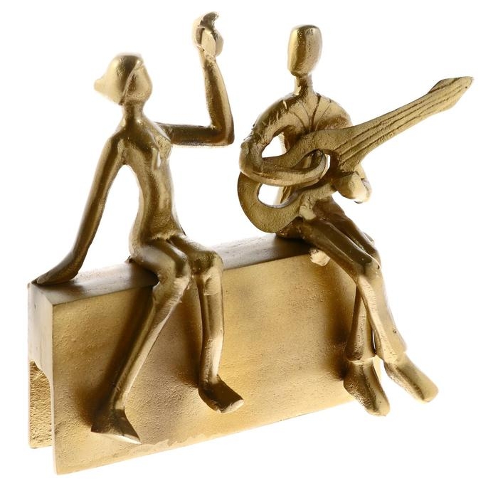 Сувенир  Сувенир "Музыканты" алюминий 24,8х7,6х25,4 см (латунное покрытие)