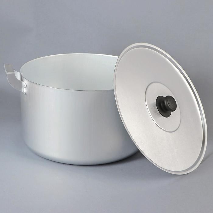 Кастрюля алюминиевая, 15 л, металлическая крышка Кастрюля алюминиевая, 15 л, металлическая крышка