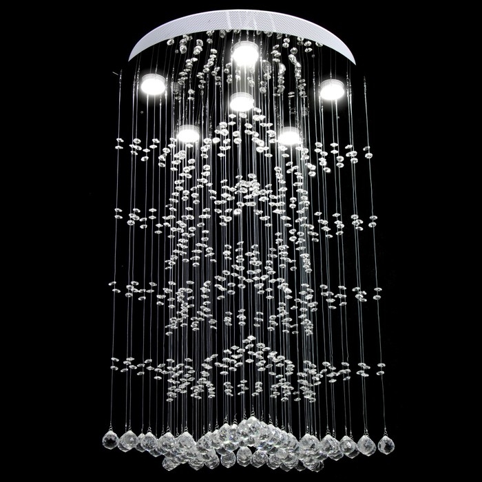 Светильник каскад Светильник каскад "Звезда" 6xLED хром 50х50х84см BayerLux