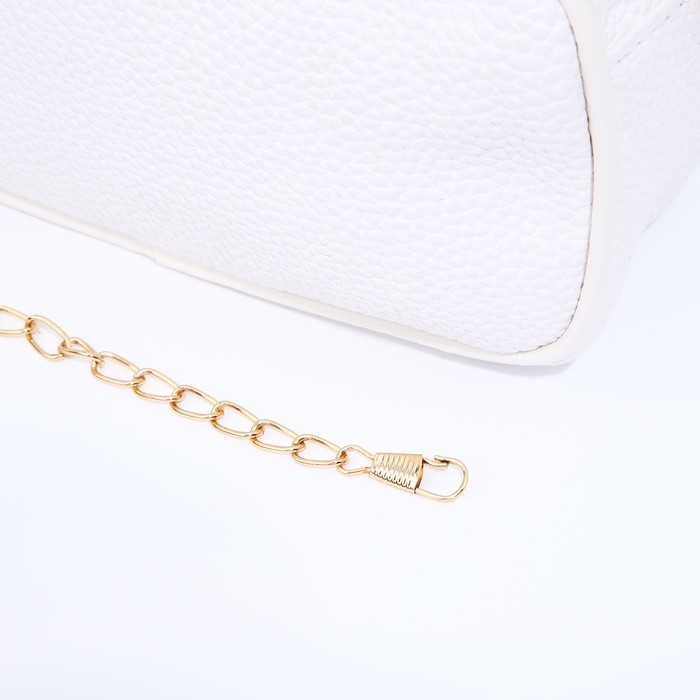 Сумка кросс-боди на молнии, цвет белый Сумка кросс-боди на молнии, цвет белый