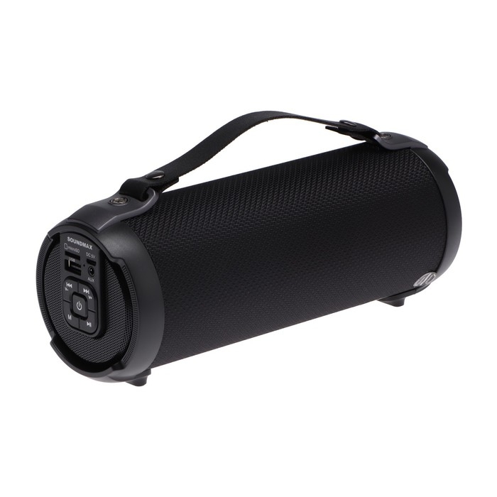Портативная колонка Soundmax SM-PS5020B, 16Вт, 1500мАч, FM, BT, microSD, AUX, черная Портативная колонка Soundmax SM-PS5020B, 16Вт, 1500мАч, FM, BT, microSD, AUX, черная