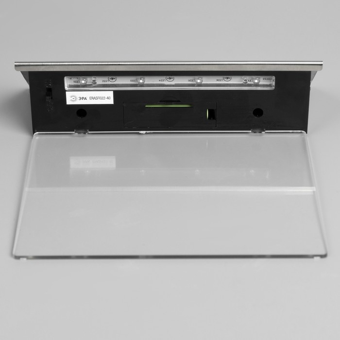 Садовый светильник «ЭРА» на солнечной батарее «Номер дома», 20 × 18 × 5 см, свечение белое Садовый светильник «ЭРА» на солнечной батарее «Номер дома», 20 × 18 × 5 см, свечение белое