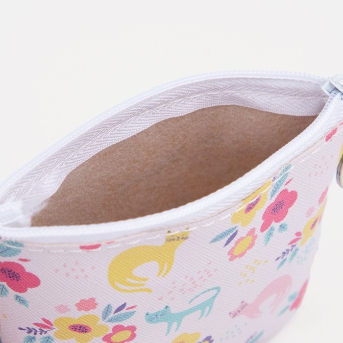 Кошелёк на молнии, цвет МИКС