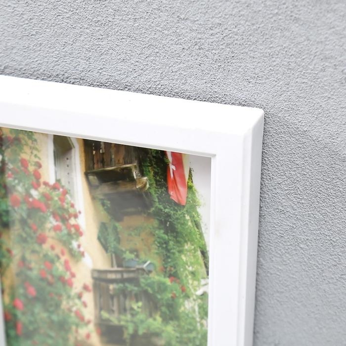 Фоторамка пластик на 10 фото 10х15, 13х18 см  Фоторамка пластик на 10 фото 10х15, 13х18 см "Воспоминания" белая 40х73,5 см