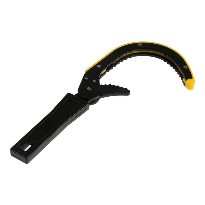 Съемник масляного фильтра ТУНДРА, тип  Съемник масляного фильтра ТУНДРА, тип "серп", 75 - 95 мм