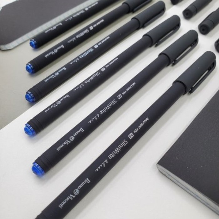 Ручка шариковая SlimWrite. BLACK, стержень синий, узел 0.5 мм Ручка шариковая SlimWrite. BLACK, стержень синий, узел 0.5 мм
