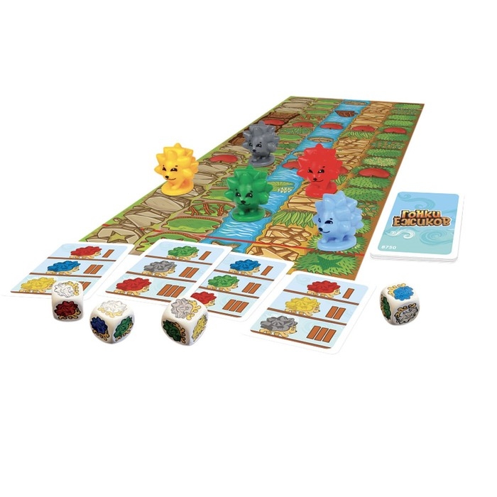 Настольная игра «Гонки ежиков» Настольная игра «Гонки ежиков»