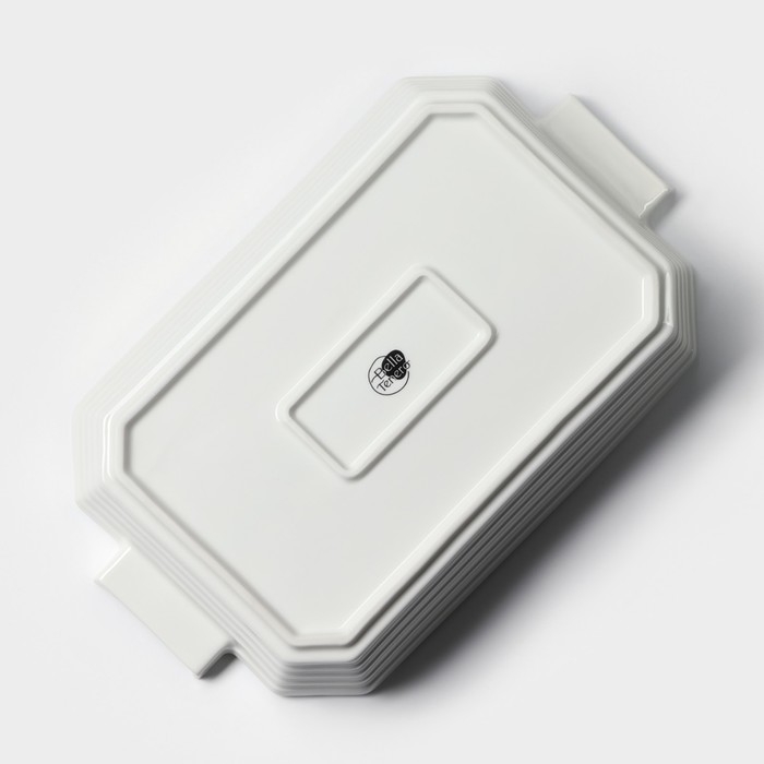 Форма для выпечки из жаропрочной керамики BellaTenero, 31×19×7,5 см, цвет белый Форма для выпечки из жаропрочной керамики BellaTenero, 31×19×7,5 см, цвет белый