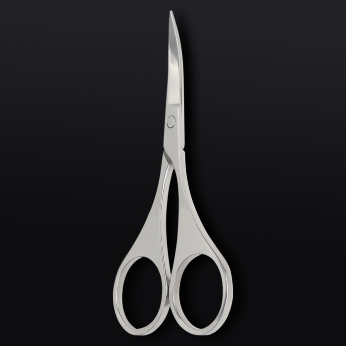 Ножницы маникюрные «Premium», загнутые, 9 см, на блистере, цвет серебристый Ножницы маникюрные «Premium», загнутые, 9 см, на блистере, цвет серебристый